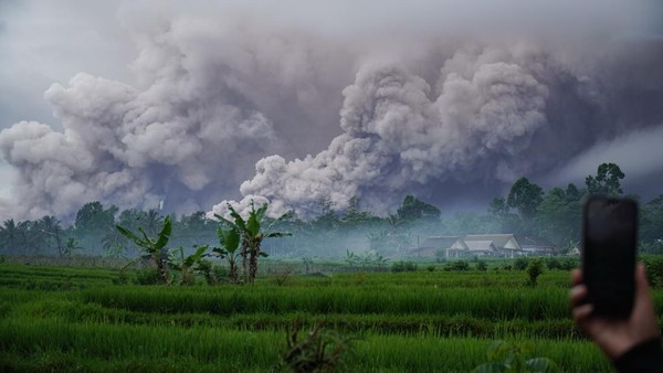 LETUSAN GUNUNG SEMERU