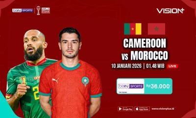 Jadwal dan Link Live Streaming Timnas Kamerun vs Maroko di Perempatfinal Piala Afrika 2025 di Vision