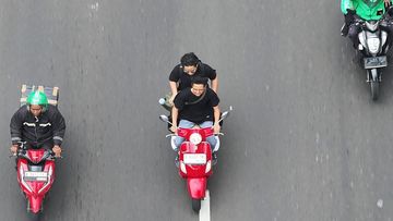 Kakorlantas Terjunkan TLE Drone di Cibubur, Ajak Masyarakat Makin Tertib Berlalu Lintas